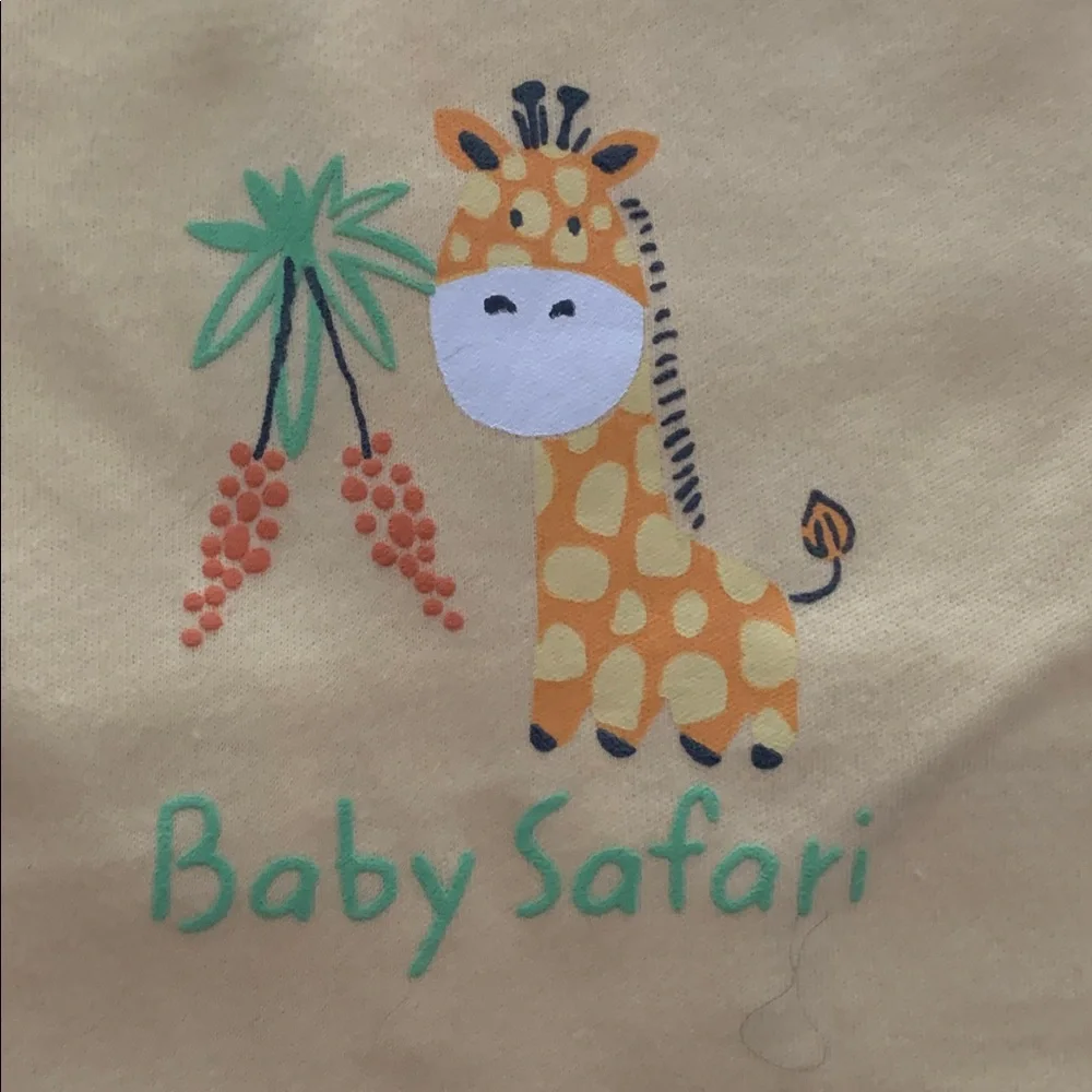 NWOT Baby Safari Yellow Romper onesie - Picture 2 of 6